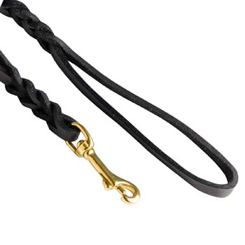 Braided Dog Leash with Snap Hook Easy Connected with Canine Collar for Amstaff