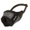 Protection Training Amstaff Muzzle Made of Nylon and Leather