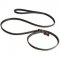 Leather Amstaff Choke Collar and Leash Combo for Profssional Training and Walking