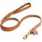 Walking and Training Leather Amstaff Leash with Comfy Handle