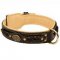 Amstaff Leather Collar Braided