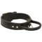 Extra Durable Leather Amstaff Collar with Handle for Attack Training