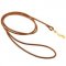 Round Leather Amstaff Leash for Dog Shows