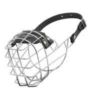 'The Silencer' Wire Cage Amstaff Muzzle With One Strap