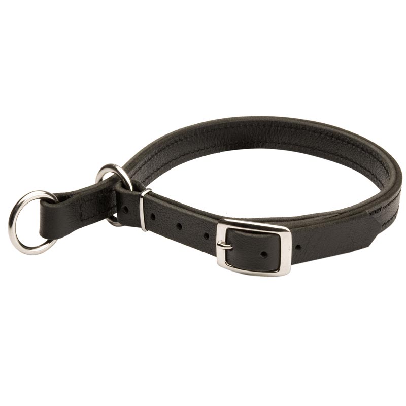 Amstaff Leather Choke Collar